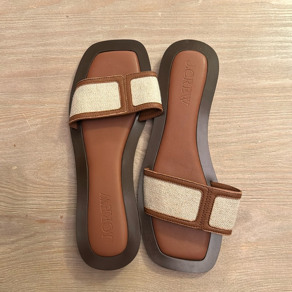 New, never worn JCrew Callie sandals.